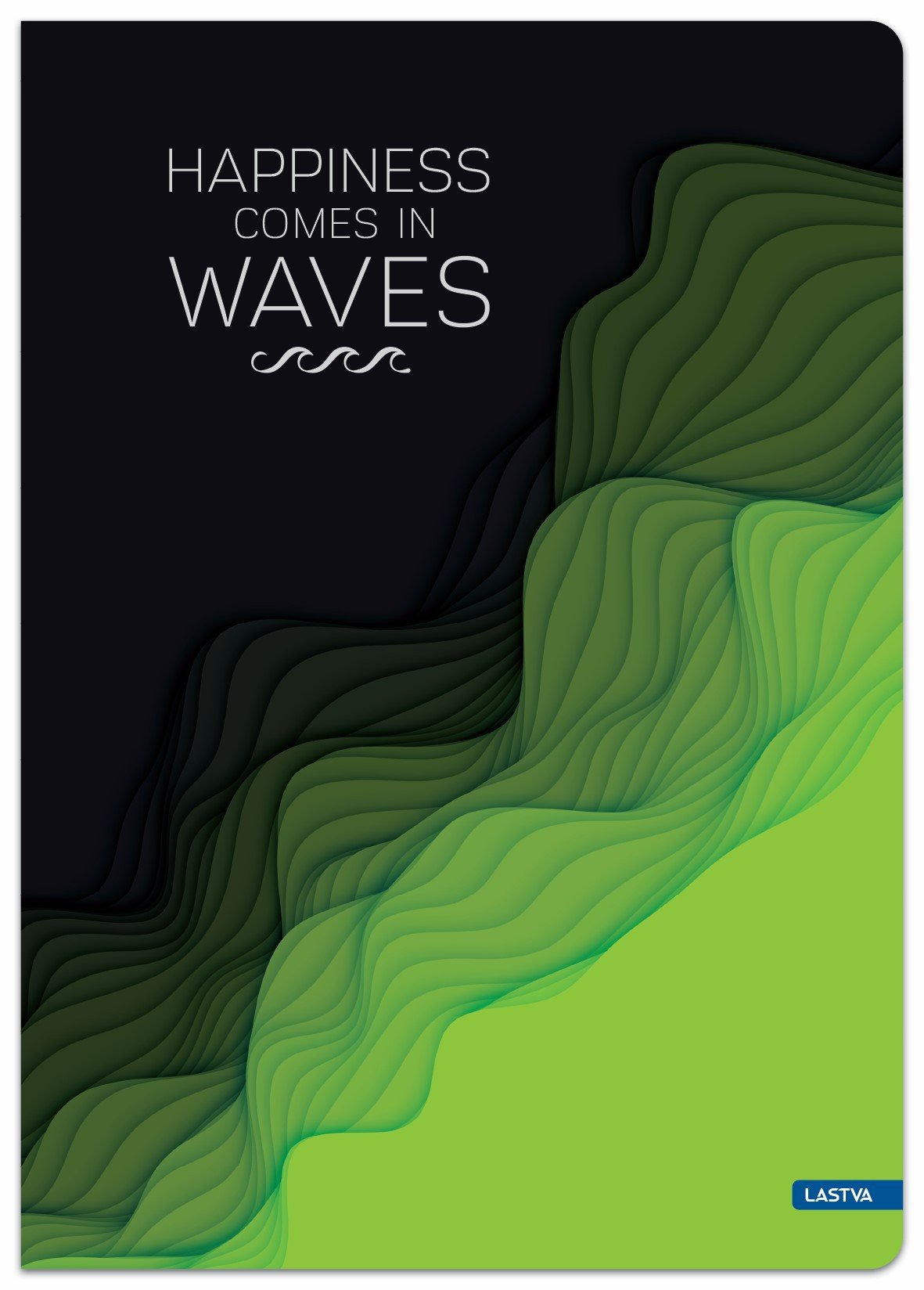Sąsiuvinis WAVES, A5 60 lapų 80 g