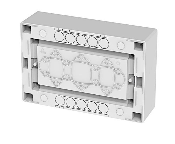 Virštinkinis skydelis Elektroplast, IP40, 12 mod., su skaidriomis durelėmis - 3