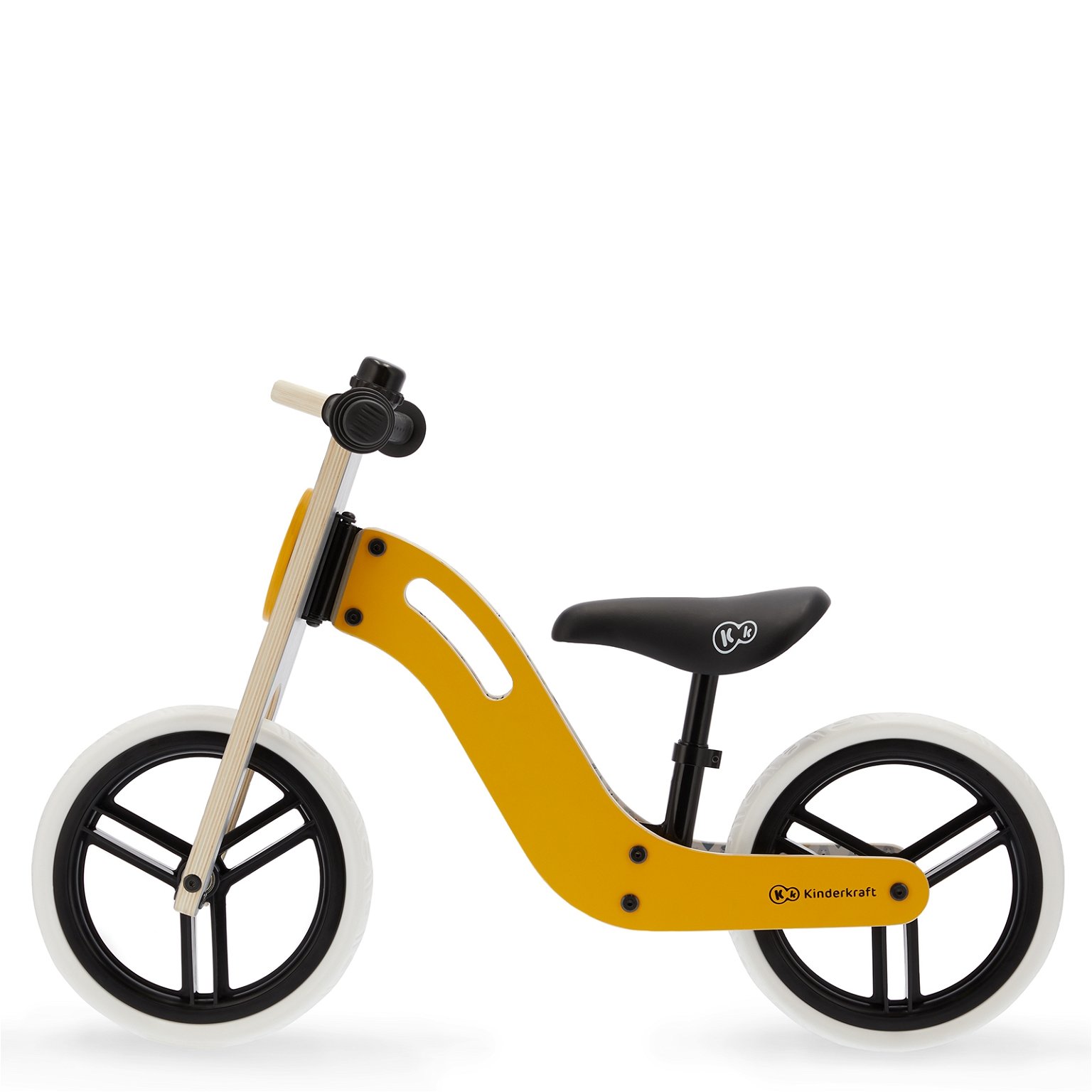 Balansinis dviratis KINDERKRAFT Uniq, geltonas, 12" - 6