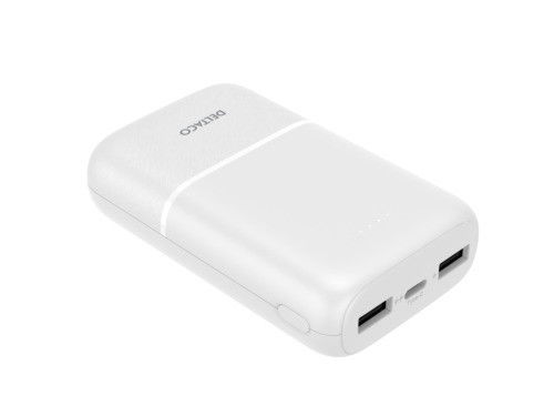 Išorinė baterija DELTACO, 10 000 mAh, 2x USB-A, 1x USB-C, baltos sp. / PB-C1005 - 3