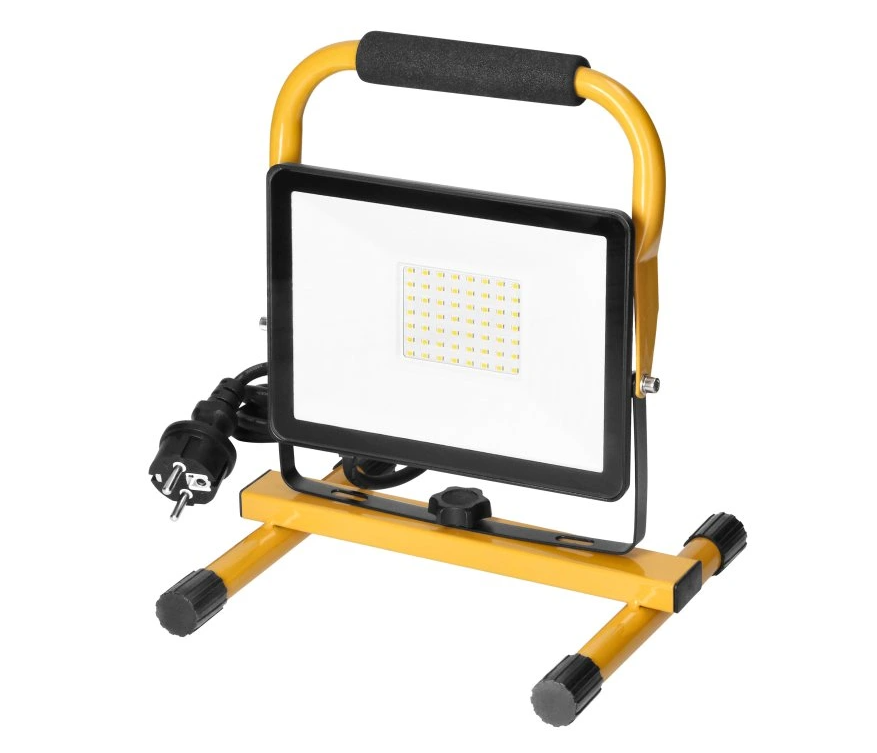 Nešiojamas LED prožektorius su stovu SPECTOR LIGHT, IP65, 50 W, 4000 K, 4500 lm, 120°-0