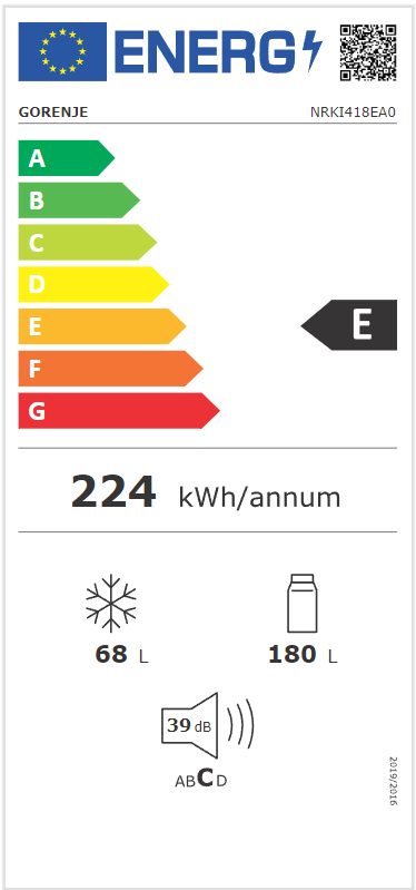 Šaldytuvas GORENJE NRKI418EA0 - 6