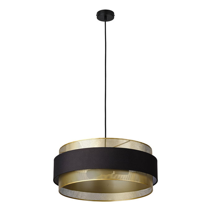 Pakabinamas šviestuvas OSRAM HORNET PENDANT 3xE27 10W juodos/aukso sp, Ø50x150cm-0