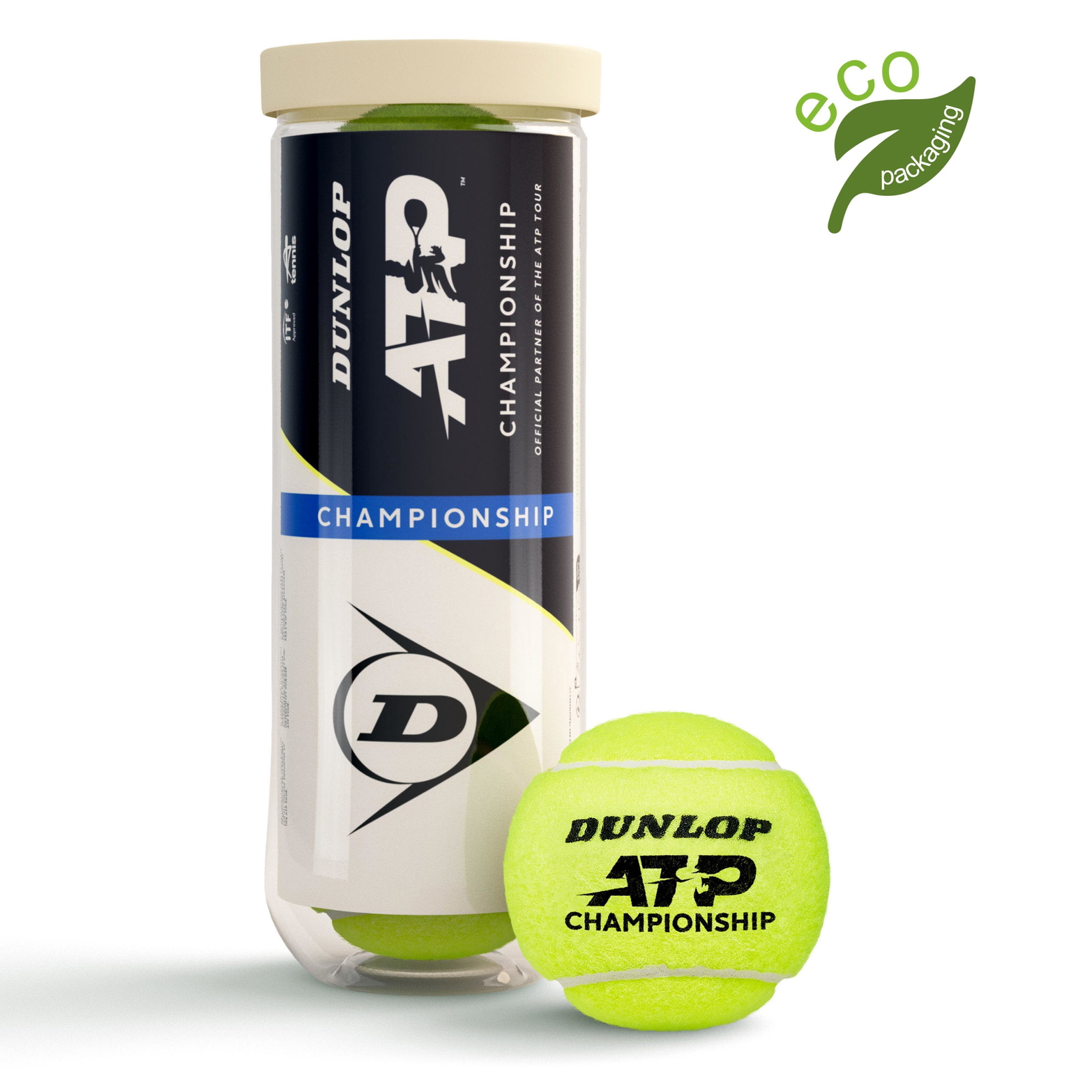 Teniso kamuoliukai DUNLOP ATP CHAMPIONSHIP Entry 3-tube ITF-0