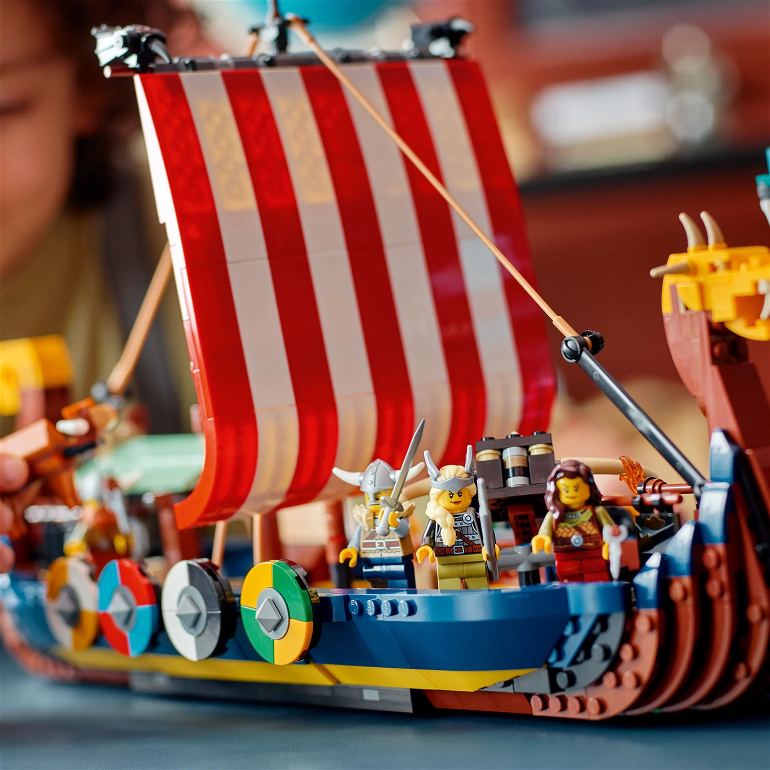 Konstruktorius LEGO® Creator Vikingų laivas ir Midgardo gyvatė 31132 - 5