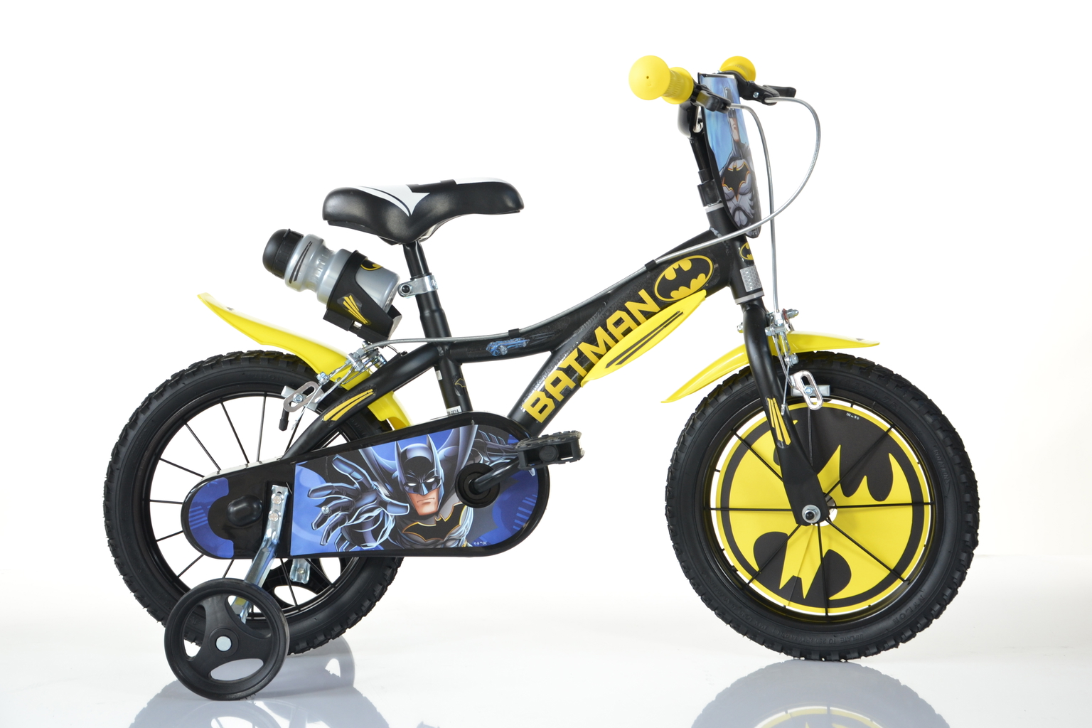 Vaikiškas dviratis Dino Bikes Batman, 14"-0
