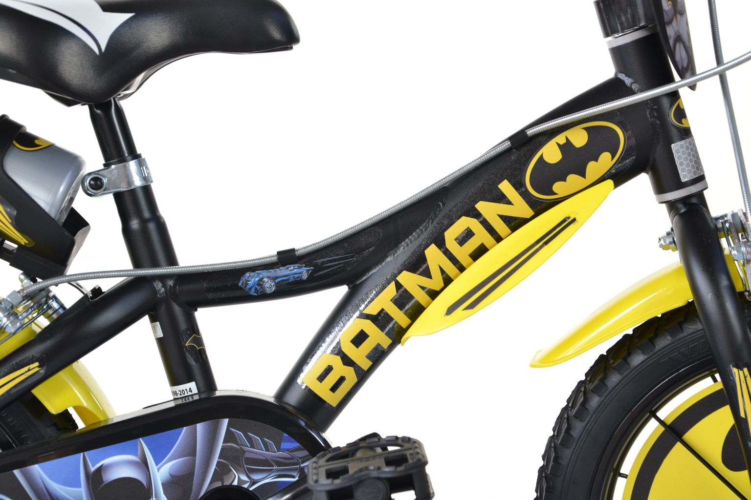 Vaikiškas dviratis Dino Bikes Batman, 14"-1