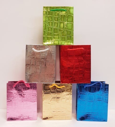 Dovanų maišelis, įvairių rūšių, 17 x 12 x 5,5 cm