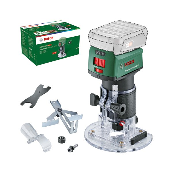 Akumuliatorinė freza BOSCH AdvancedTrimRouter 18V-8 Solo, 18 V, 38 mm, be akumuliatoriaus - 2