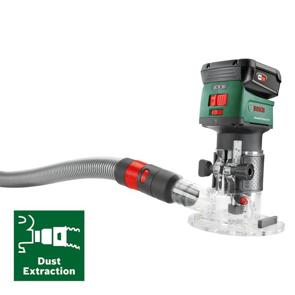 Akumuliatorinė freza BOSCH AdvancedTrimRouter 18V-8 Solo, 18 V, 38 mm, be akumuliatoriaus - 3