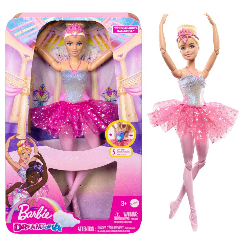 Lėlė - Barbė Dreamtopia, balerina su švieselėmis - 2