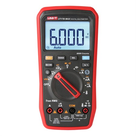 Multimetras UNI-T UT17B MAX, TRMS, CATIII - 5