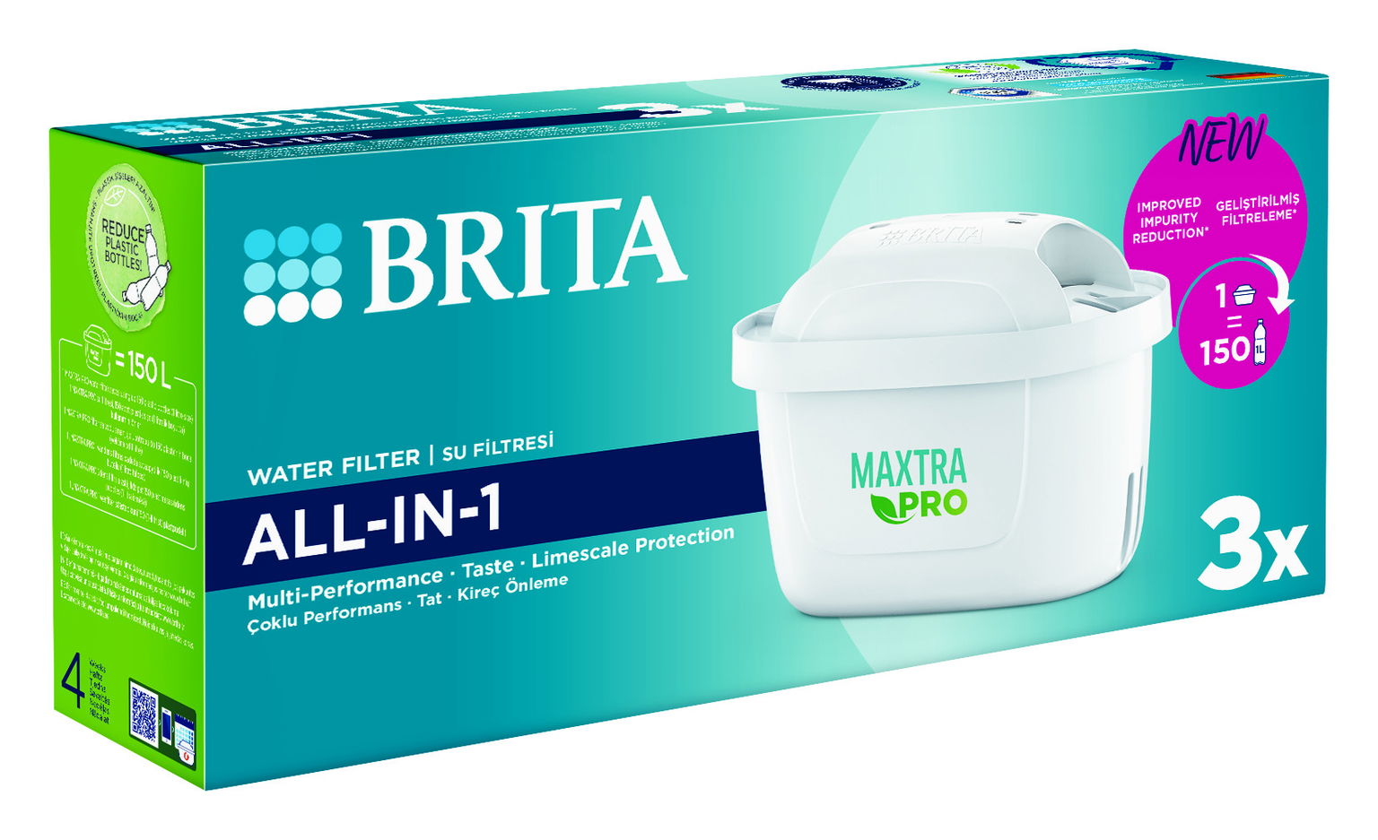 Vandens filtras BRITA MXpro ALL IN 1, 3 vnt-2