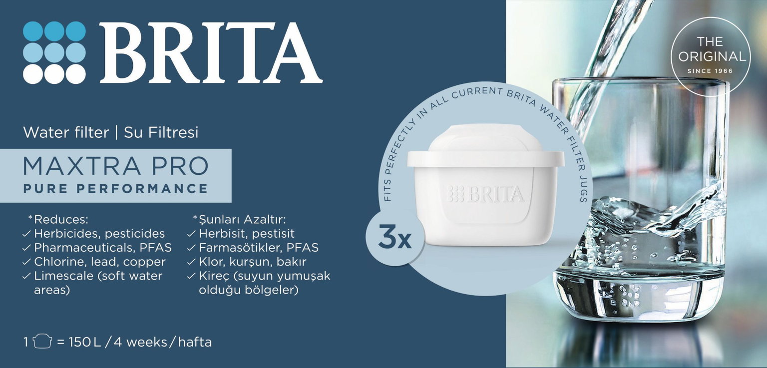 Vandens filtras BRITA MAXTRA PRO PURE PERFORMANCE , 3 vnt - 3
