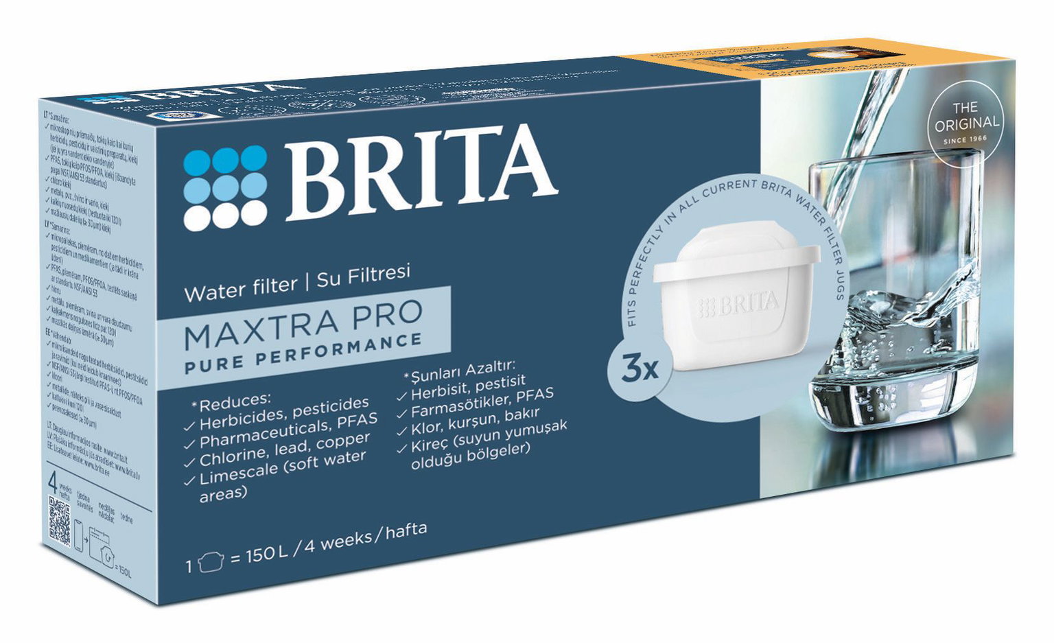 Vandens filtras BRITA MAXTRA PRO PURE PERFORMANCE , 3 vnt-0