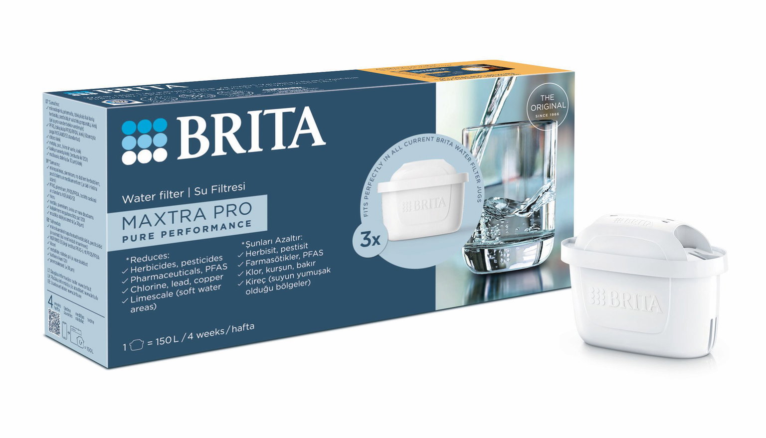 Vandens filtras BRITA MAXTRA PRO PURE PERFORMANCE , 3 vnt-1