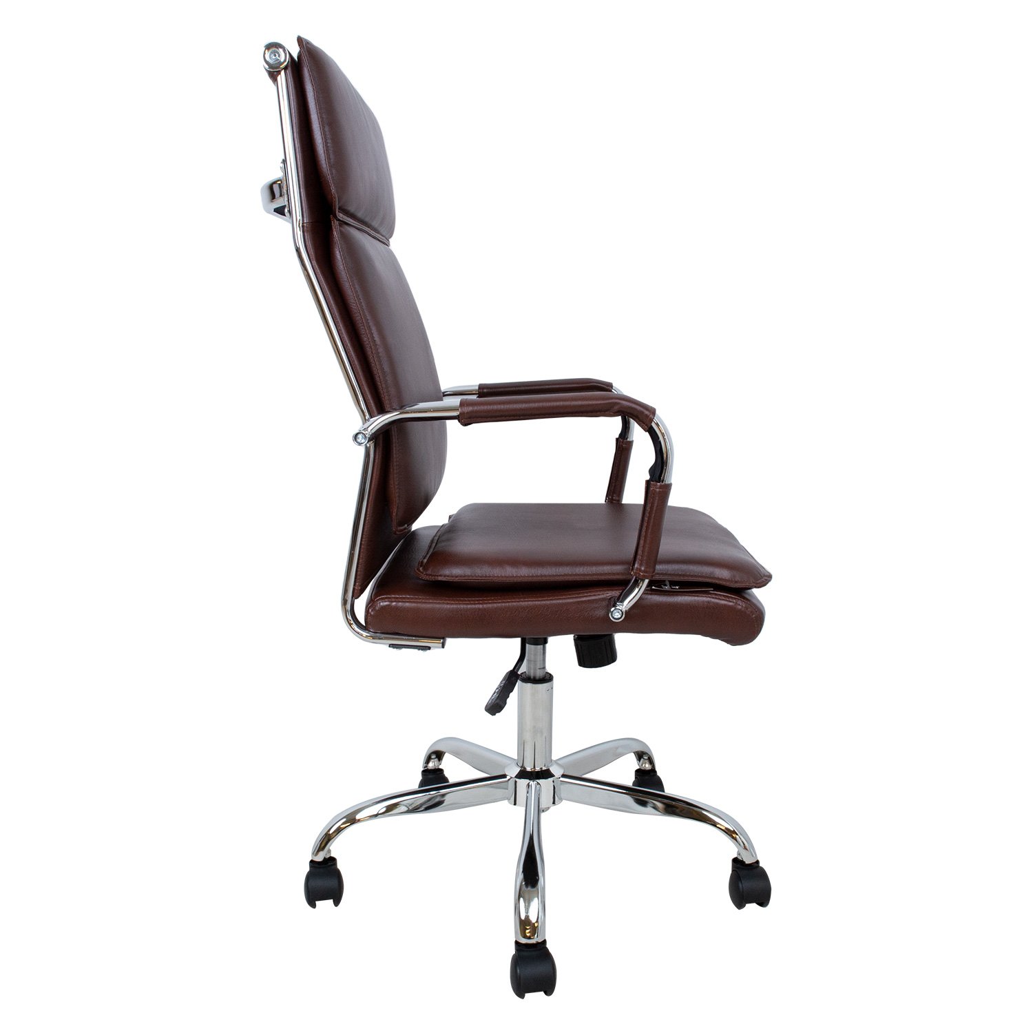 Biuro kėdė ULTRA, 54,5x60xH106,5-116,5 cm, ruda - 3