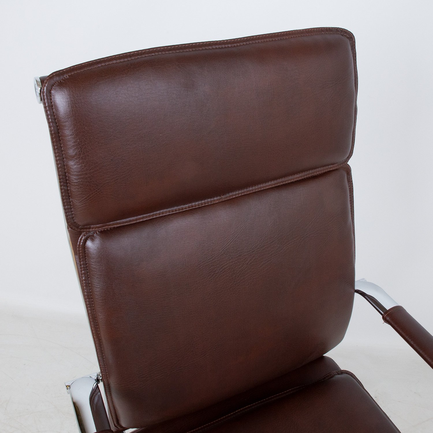 Biuro kėdė ULTRA, 54,5x60xH106,5-116,5 cm, ruda - 5