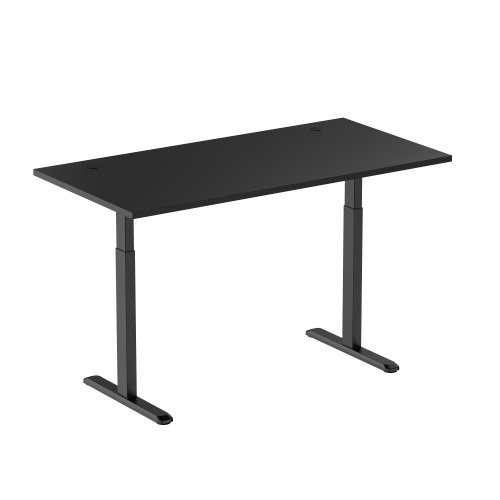Reguliuojamo aukščio rašomasis stalas Up Up Bjorn M, 120x75 cm, juodas-0