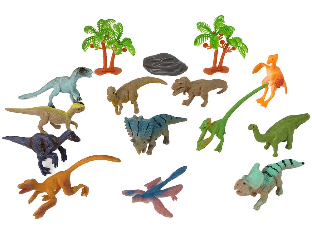 Dinozaurų figūrėlių rinkinys, 12 vnt. - 4