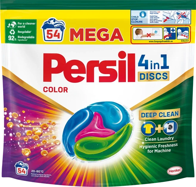 Skalbimo kapsulės PERSIL Color Doy, 54 skalbimai
