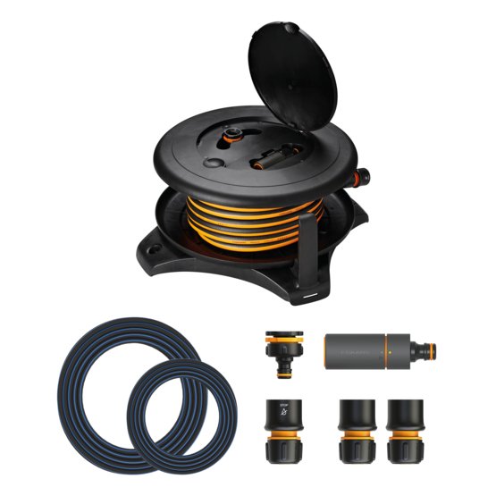 Ritės ir žarnos komplektas FISKARS SOLID, 1/2, 13 mm, 20 m-0