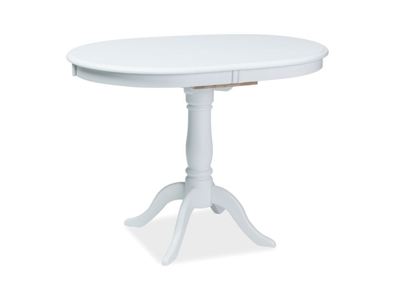 Valgomojo stalas DELLO, 100 x 70 cm, baltas-0