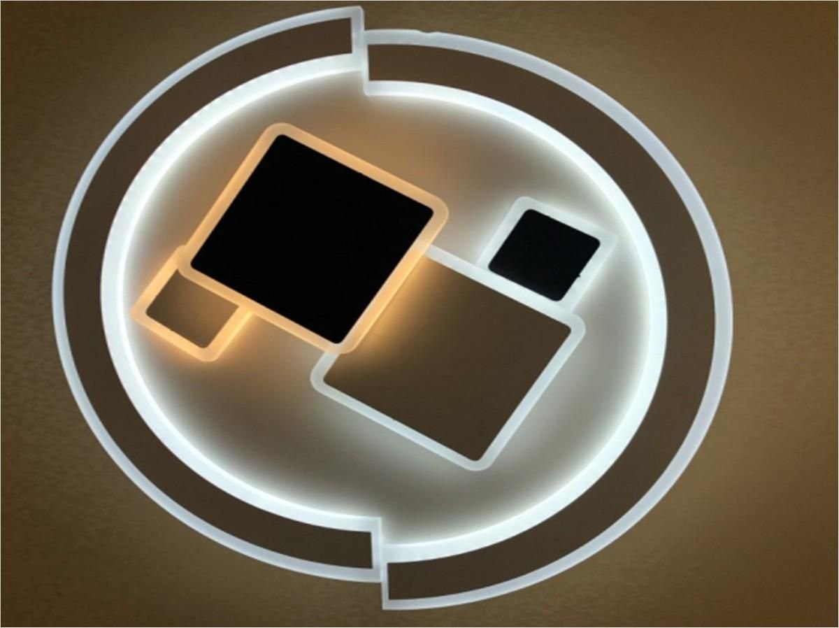 Lubinis LED šviestuvas BALTIK GAISMA, 78 W x 2, 3000+6000K, 230V, 6240 lm, dimer., ⌀50 cm, su pultu