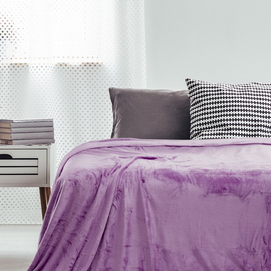 Pledas DecoKing Mic lilac, 150x200  cm,  violetinis-0