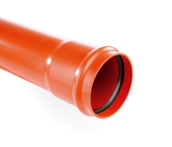 PVC lauko kanalizacijos vamzdis PIPELIFE COEX SN4, DN110 x 3,2 x 2000-0