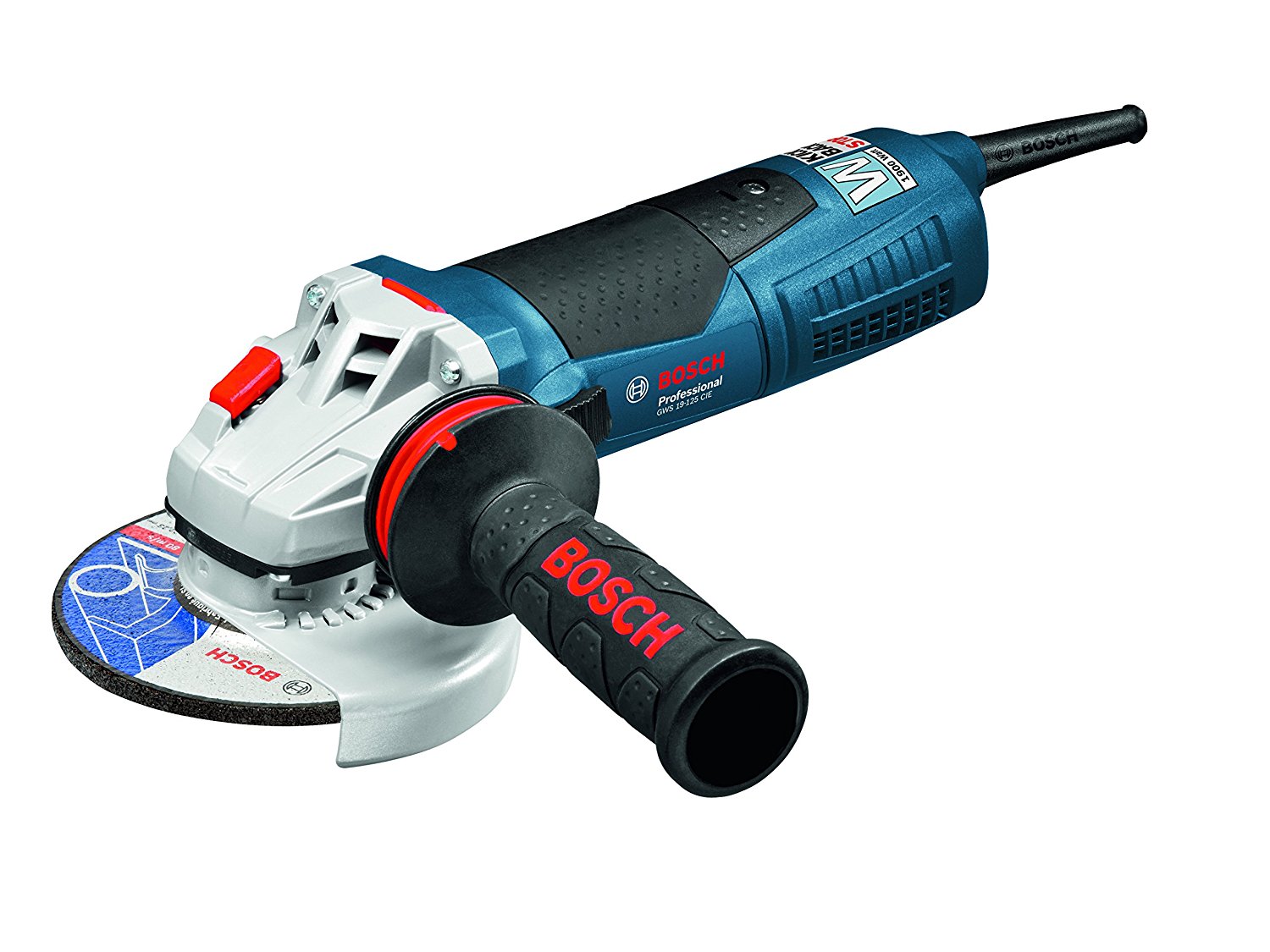 Elektrinis kampinis šlifuoklis BOSCH PRO GWS 19-125 CIE, 1900 W-0