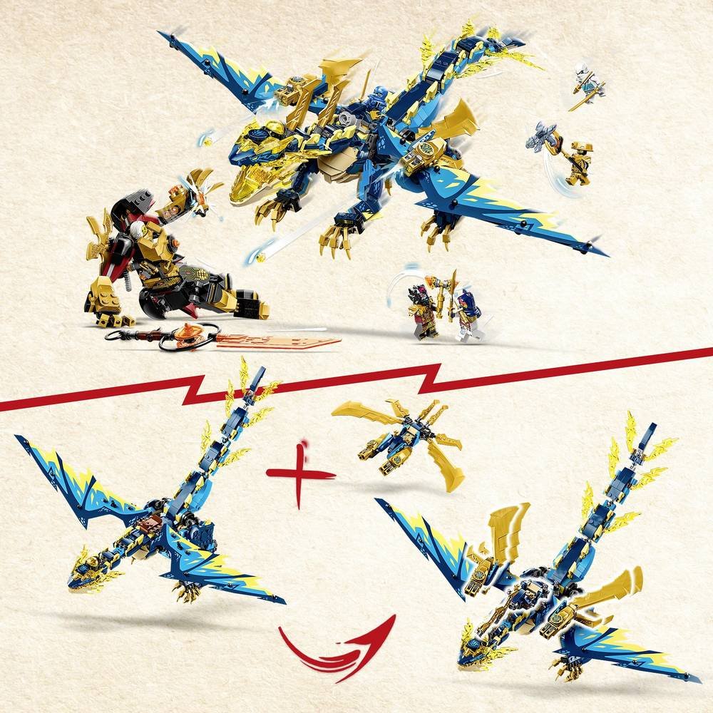Konstruktorius LEGO Ninjago Elemental Dragon vs. The Empress Mech - 4