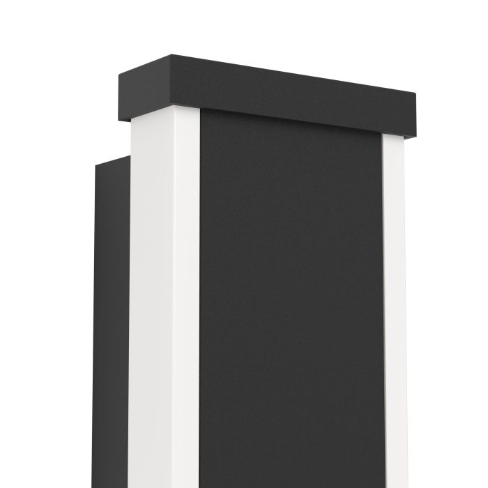 Sieninis LED lauko šviestuvas EGLO NEVIANO, IP65 3000K 2x7W 2100lm, juodos sp 58x6,5x5cm-1