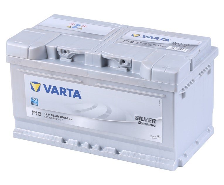 Akumuliatorius VARTA Silver Dynamic, 85 Ah, 800 A, 315 x 175 x 190 mm