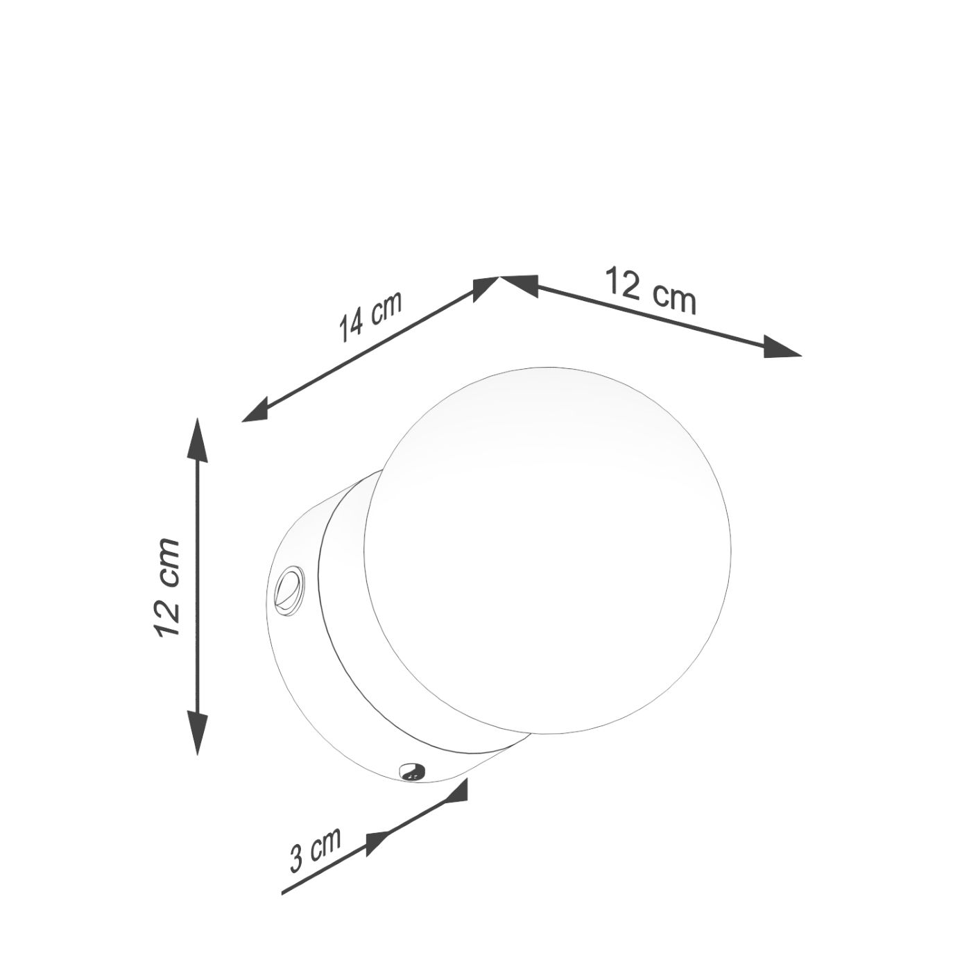 Sieninis šviestuvas SOLLUX YOLI 1, G9, 1 x max 8W LED, balta - 7