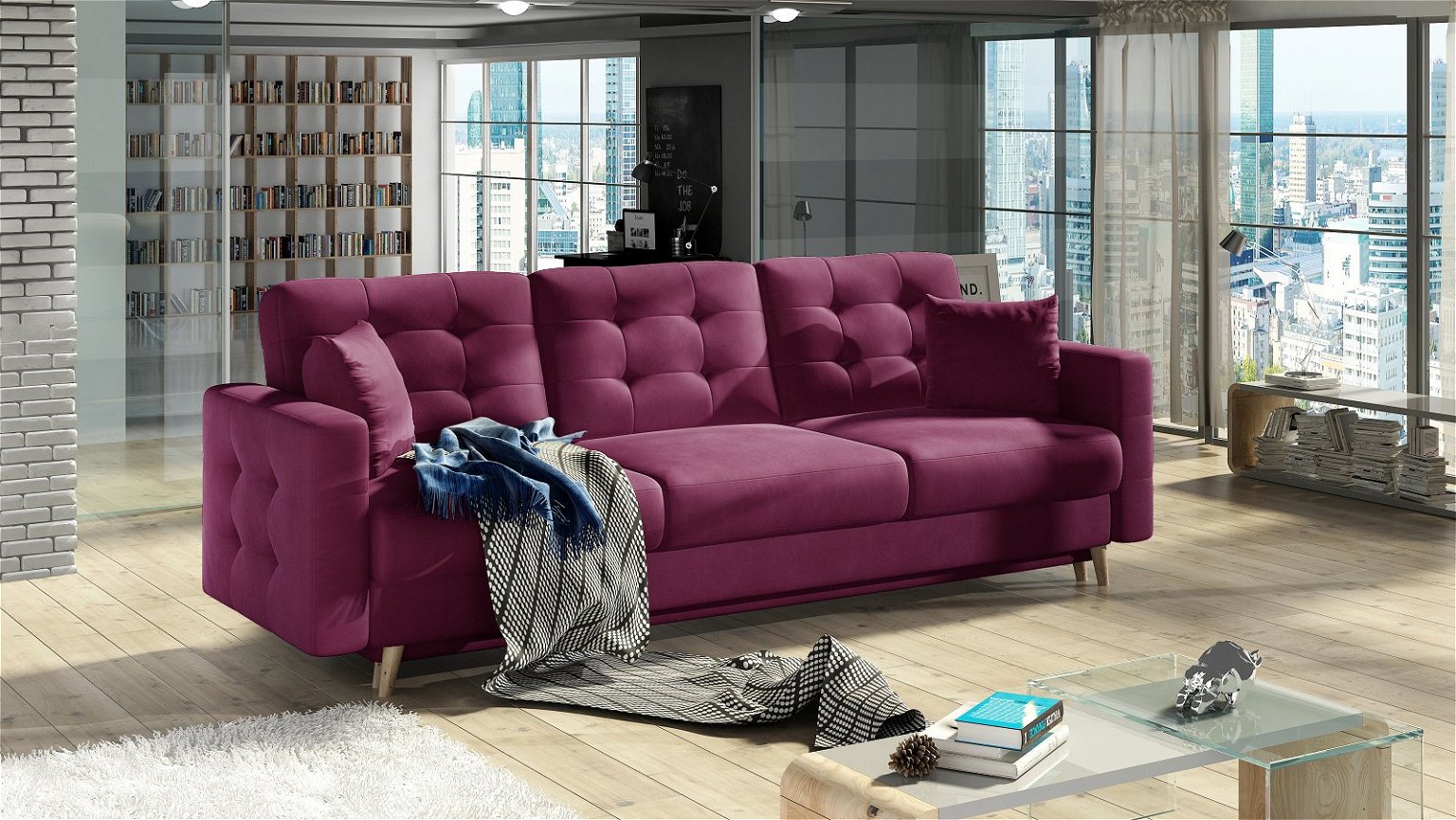 Sofa Asgard, violetinė