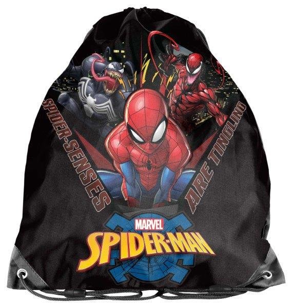 Sportinės aprangos maišelis SPIDER MAN, 38 x 34 cm