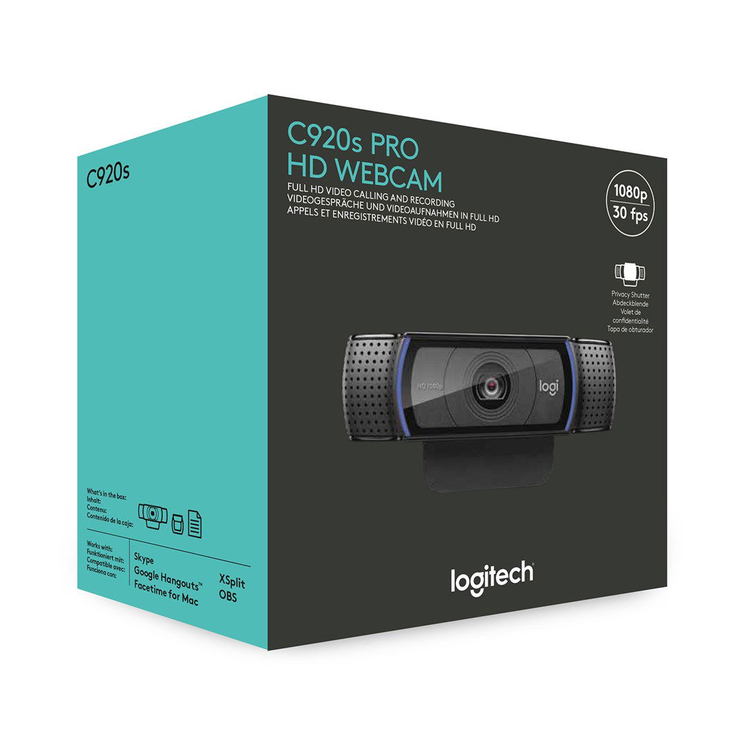 Internetinė kamera Logitech HD Pro C920S, juoda, 1080p - 7