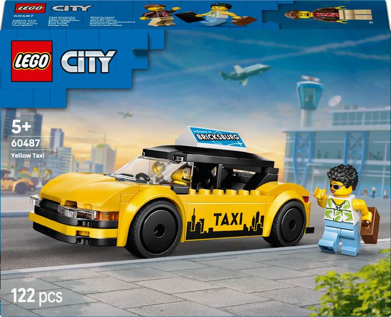 Konstruktorius LEGO City Great Vehicles Yellow Taxi - 1