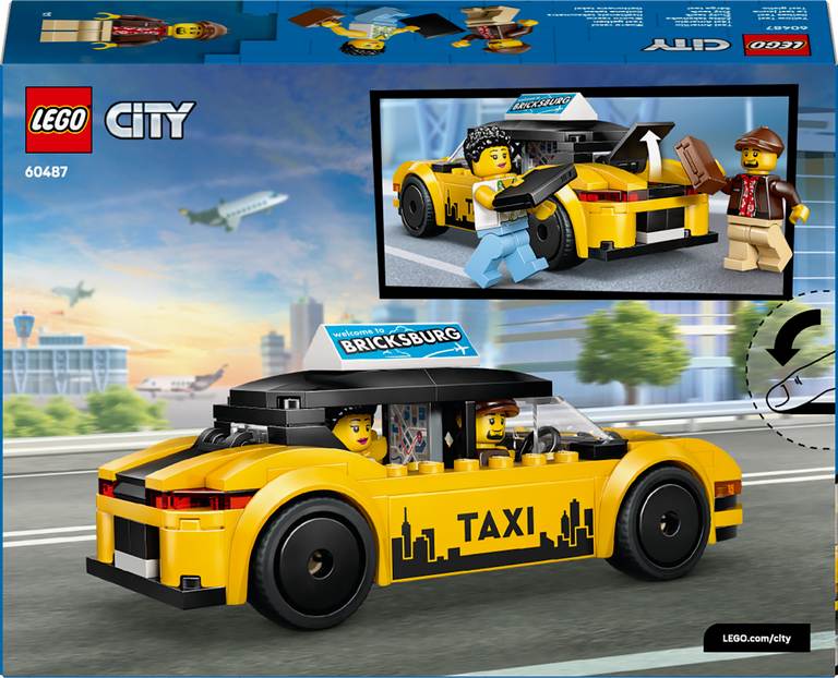 Konstruktorius LEGO City Great Vehicles Yellow Taxi - 2