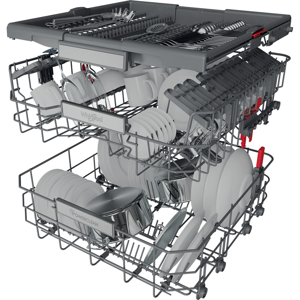 Įmontuojama indaplovė WHIRLPOOL WIO 3P33 PL, 60 cm - 4