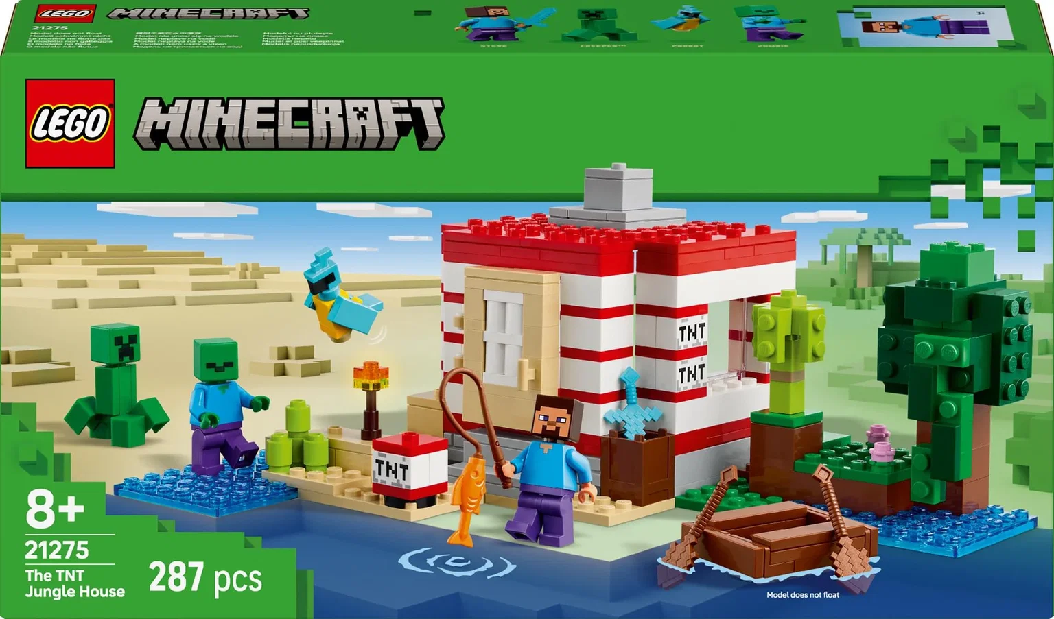 Konstruktorius LEGO Minecraft The TNT Junge House-0
