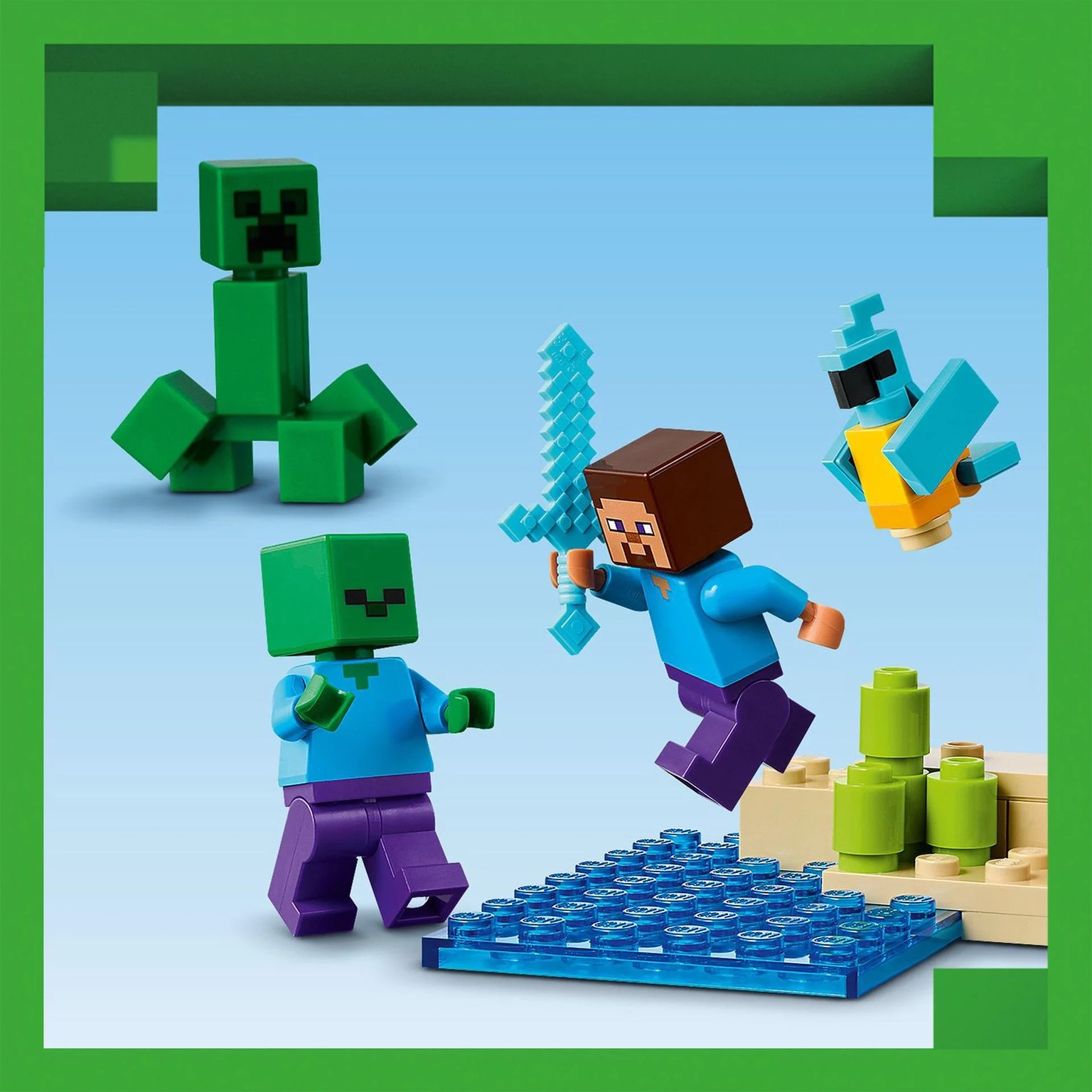 Konstruktorius LEGO Minecraft The TNT Junge House - 5