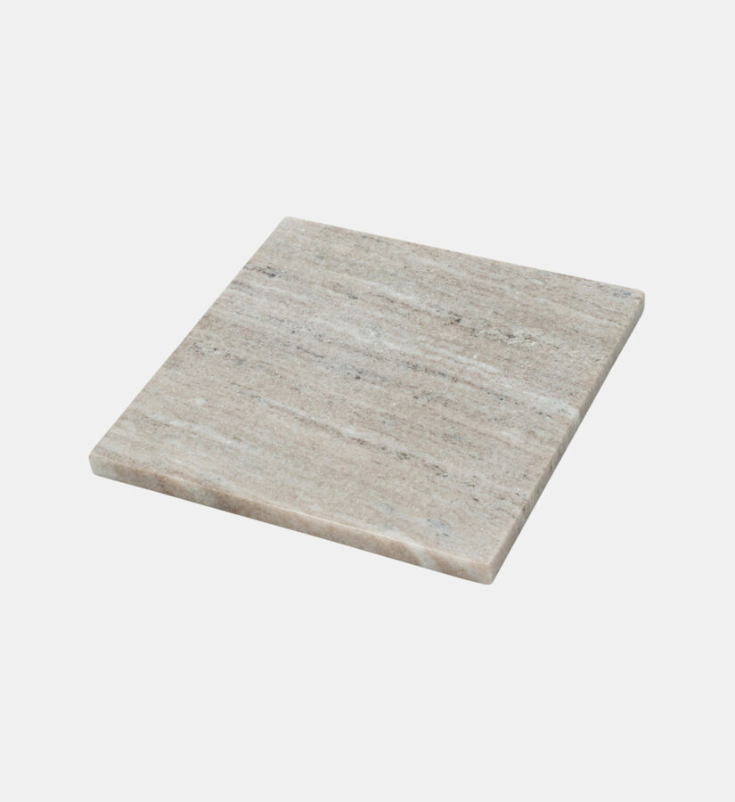 Marmurinis dekoratyvinis padėklas, pilkos spalvos, 20 x 20 cm-0