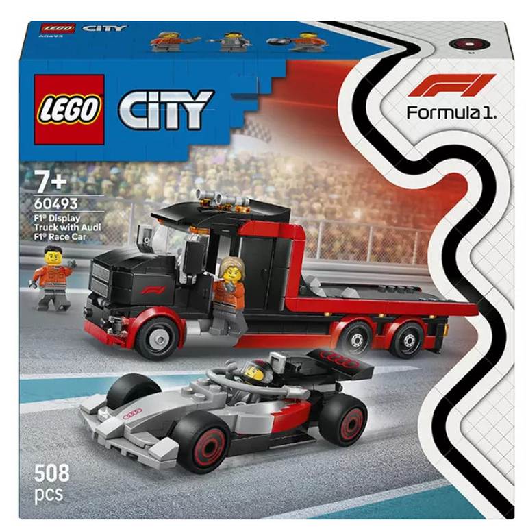 Konstruktorius LEGO City F1® Display Truck with Audi F1® Race Car - 1