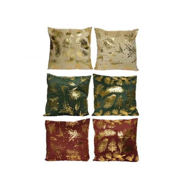 Dekoratyvinė pagalvė DECORIS, 6 - jų dizianų, 43 x 43 cm, 100 % poliesteris
