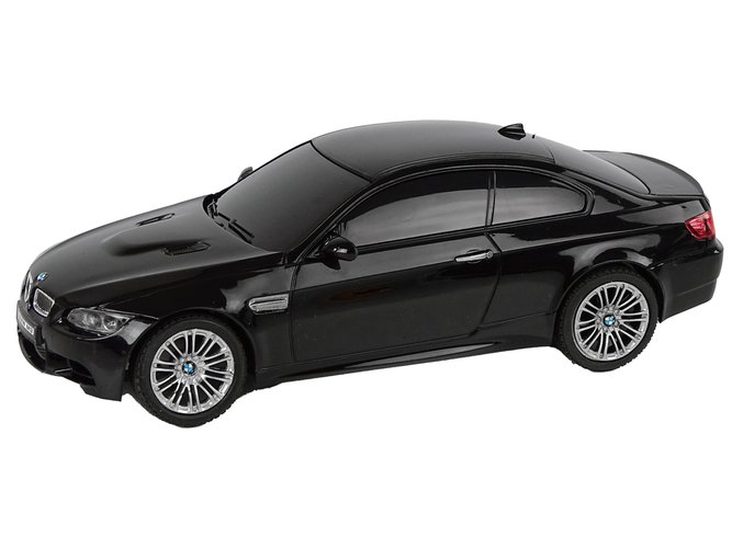 Automobilis BMW M3 su nuotolinio valdymo pultu ir šviesos efektais, 1:28, juodas - 4