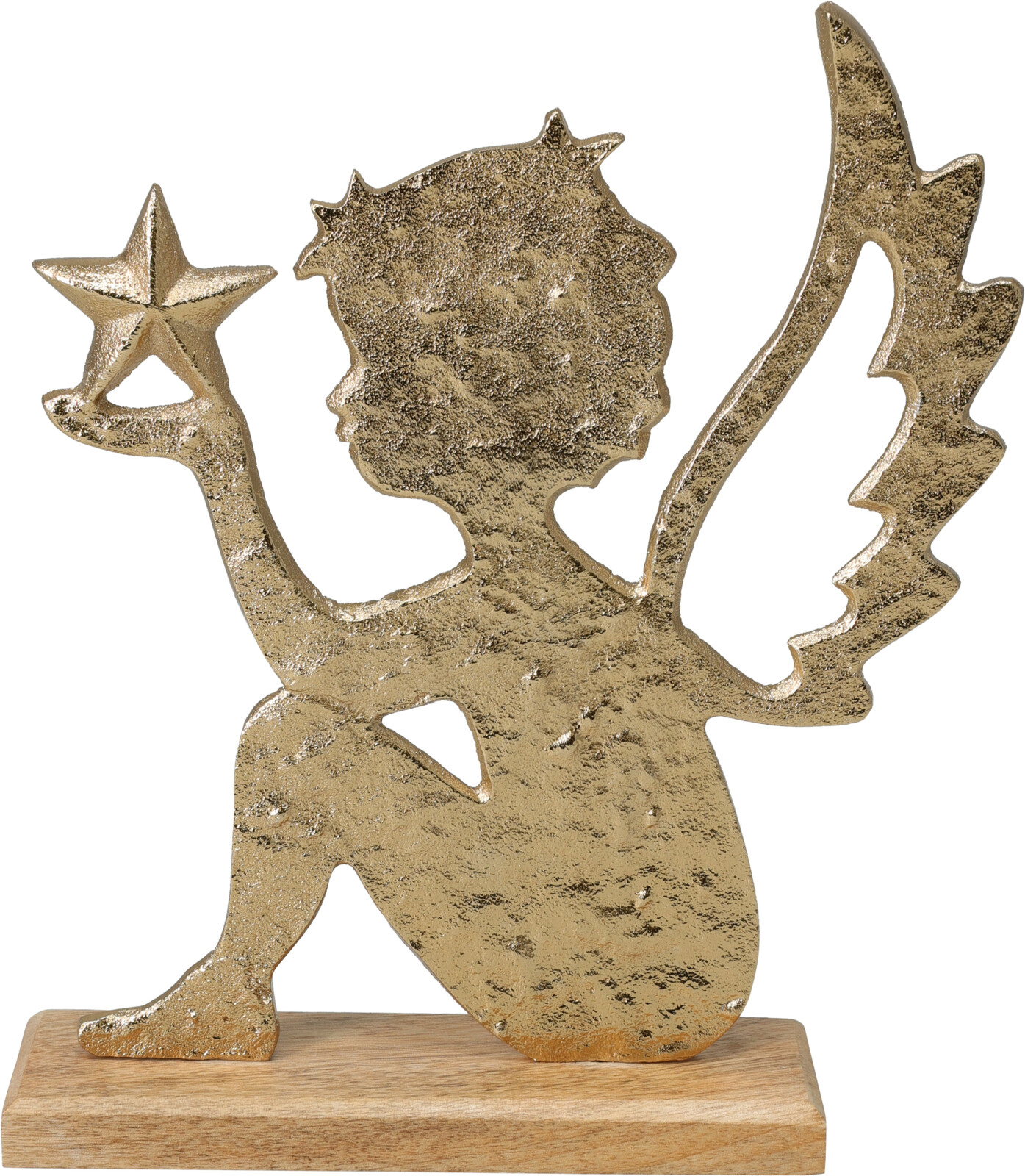 Metalinė stalo dekoracija ANGEL, 22 cm-0