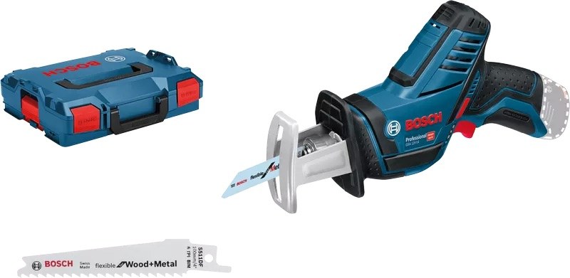 Akumuliatorinis tiesinis pjūklas BOSCH PRO GSA 12V-14 (be akumuliatoriaus ir pakrovėjo, su L-BOXX)-0