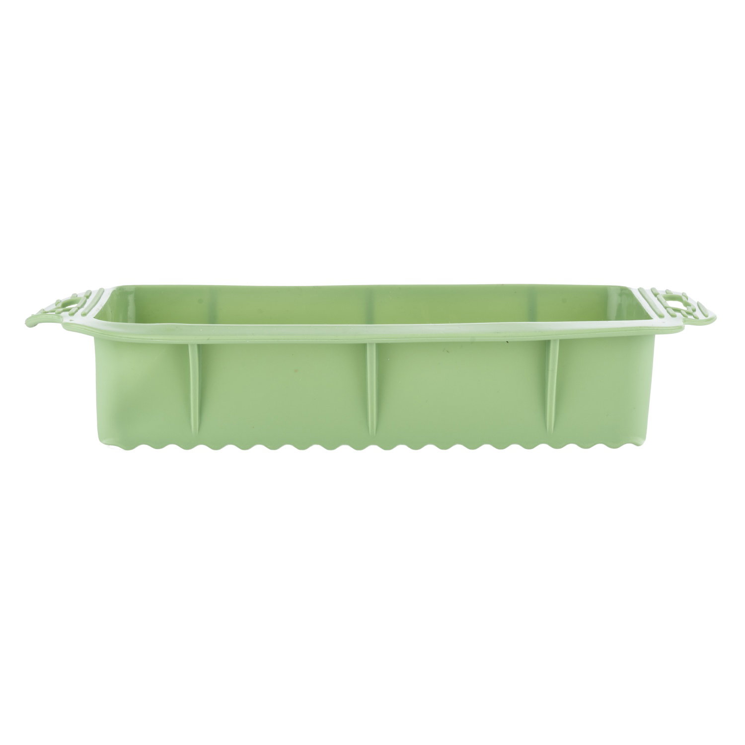 Silikoninė kepimo forma UNIWELL, žalios sp., 26 x 12 cm-1